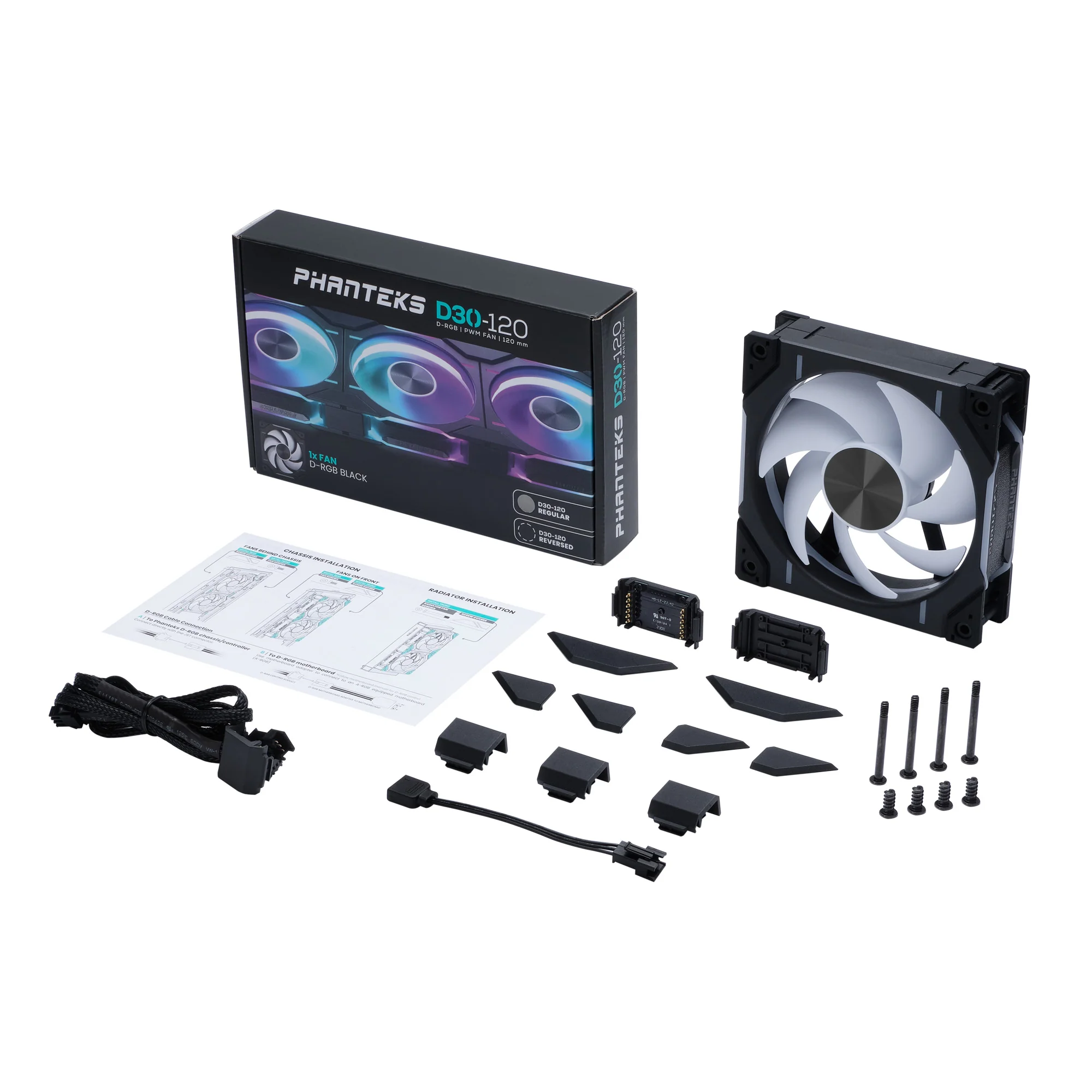 Phanteks D30-120 D-RGB Fan - Image 9