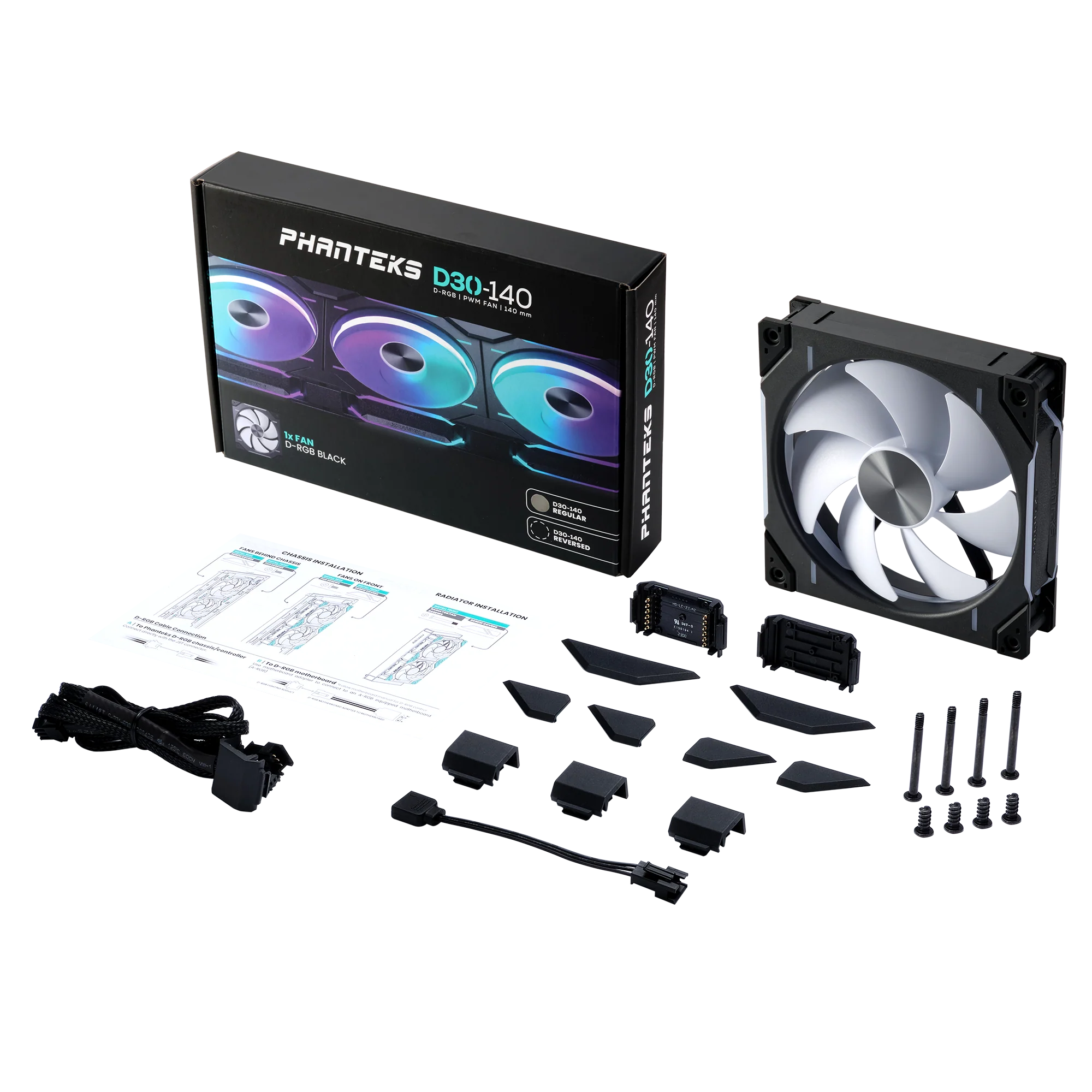 Phanteks D30-140 D-RGB Fan - Image 10