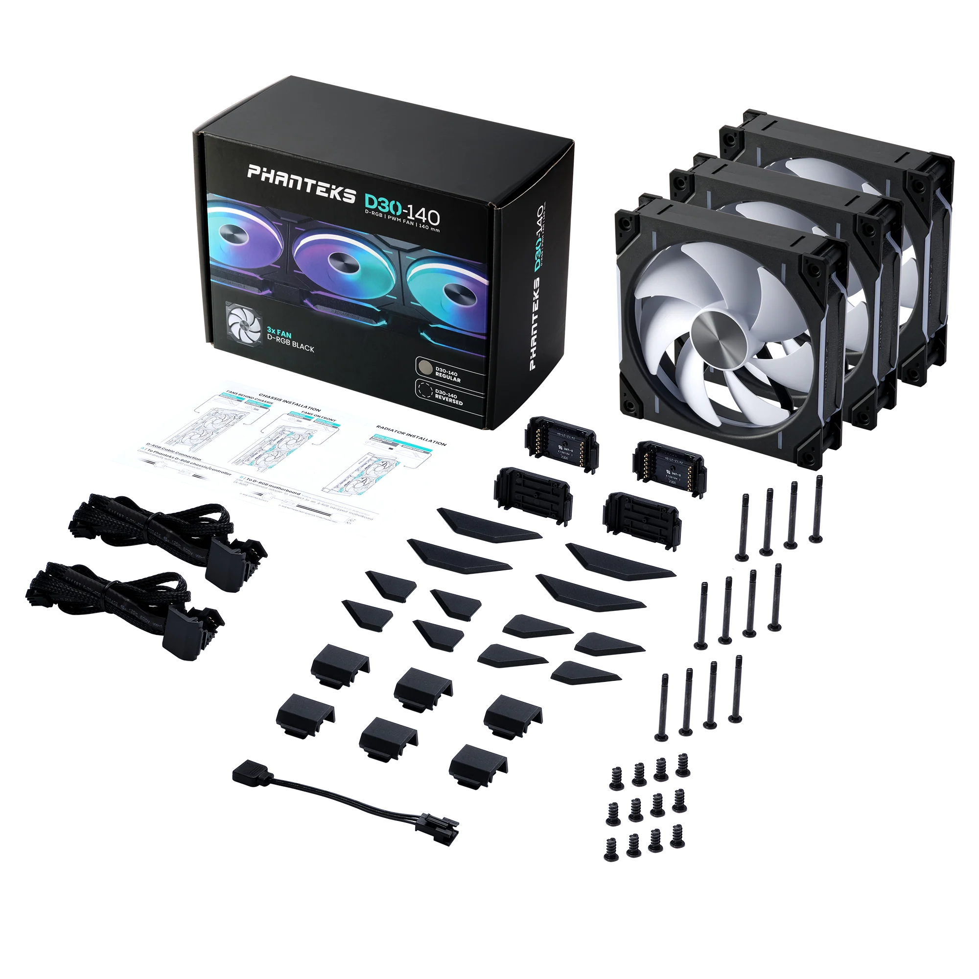 Phanteks D30-140 D-RGB Fan - Image 11