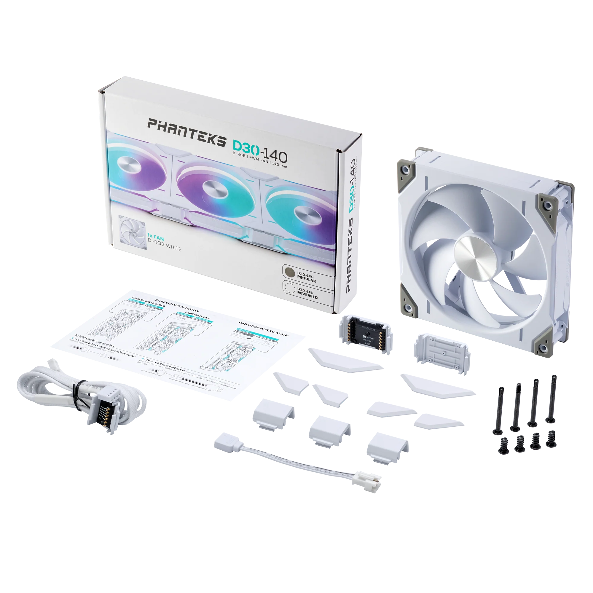 Phanteks D30-140 D-RGB Fan - Image 12