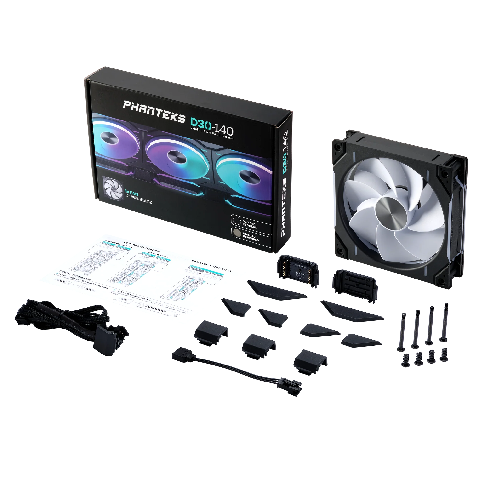 Phanteks D30-140 D-RGB Fan - Image 14