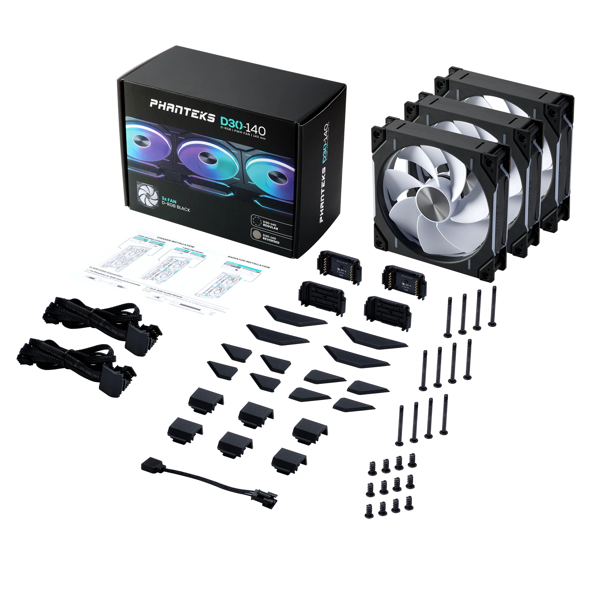 Phanteks D30-140 D-RGB Fan - Image 15