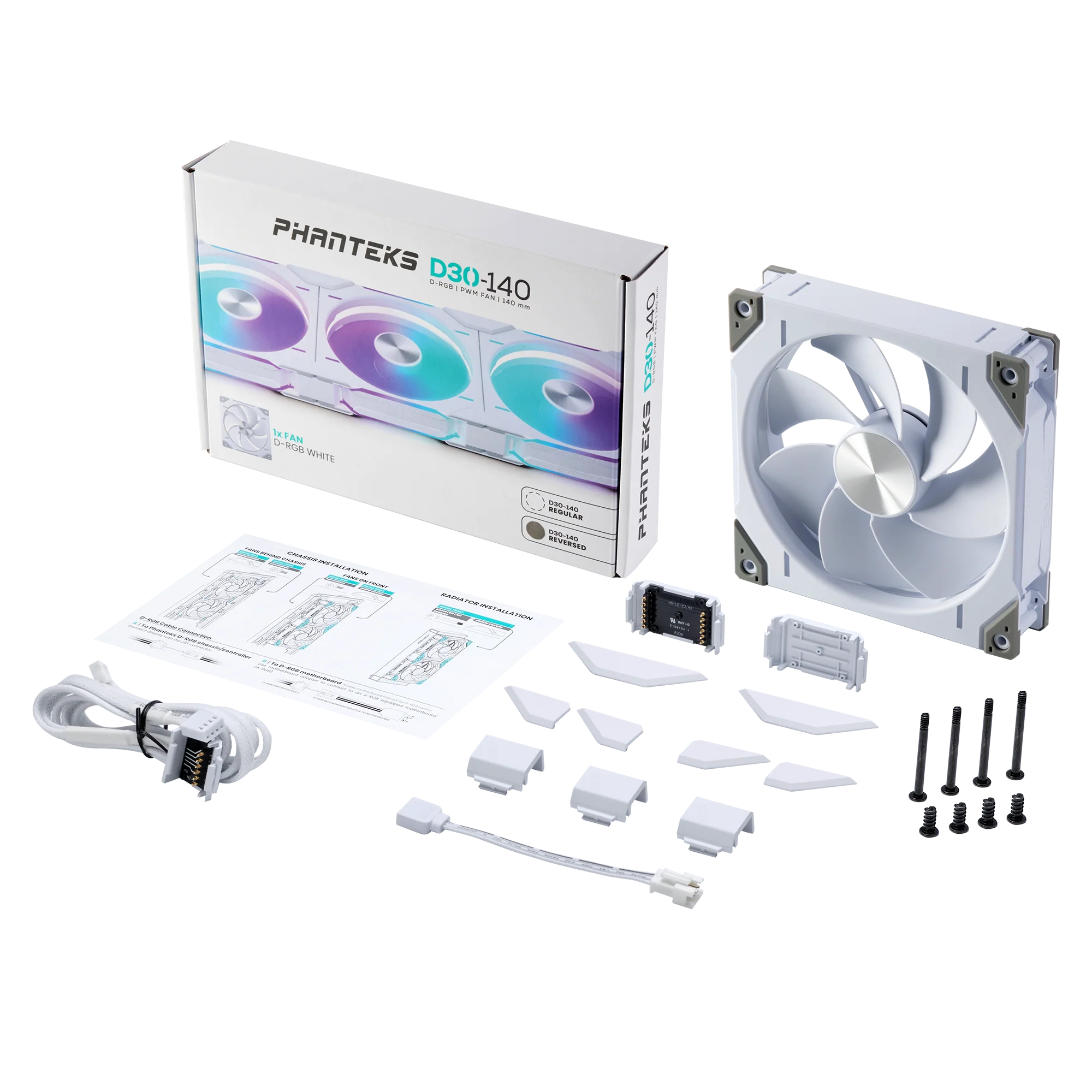 Phanteks D30-140 D-RGB Fan - Image 16